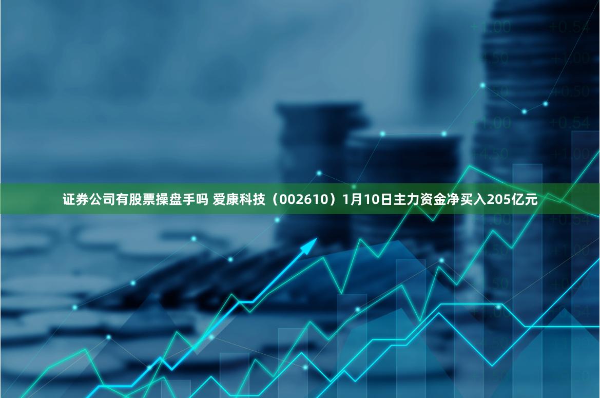 证券公司有股票操盘手吗 爱康科技（002610）1月10日主力资金净买入205亿元